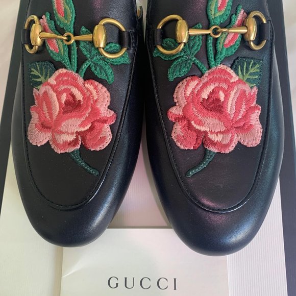 AUTHENTIC GUCCI Princetown Loafers Size 5.5 NWT - Picture 3 of 5